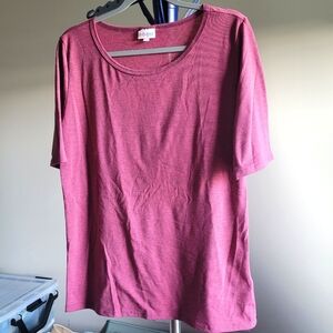 2XL lularoe fitted 3/4 sleeve shirt